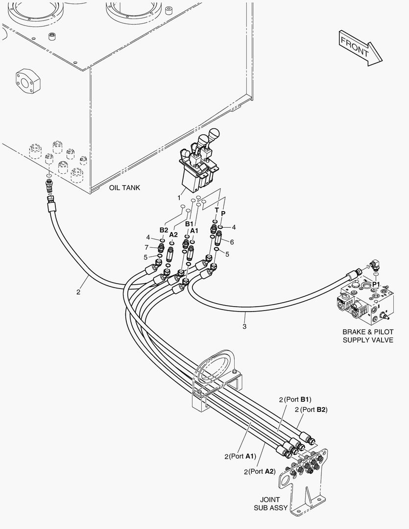 5130 PILOT PIPING - FINGER + 2 SPOOL