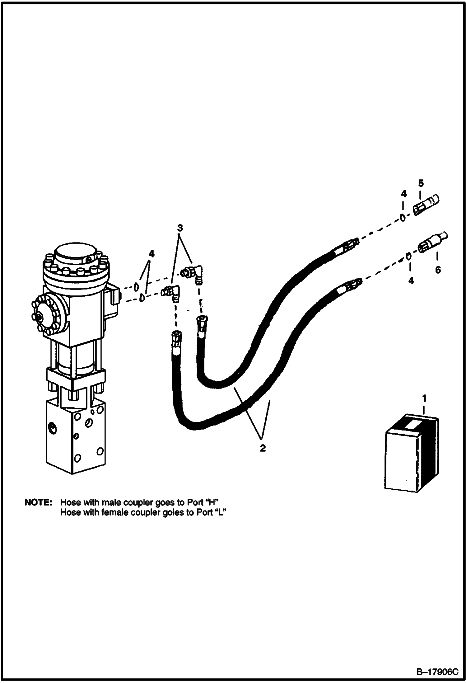 ГИДРОМОЛОТ (КОМПЛЕКТ ШЛАНГОВ) (B850) (B950) (ИСПОЛЬЗУЕТСЯ НА 709, 811, 730SH, 735S)