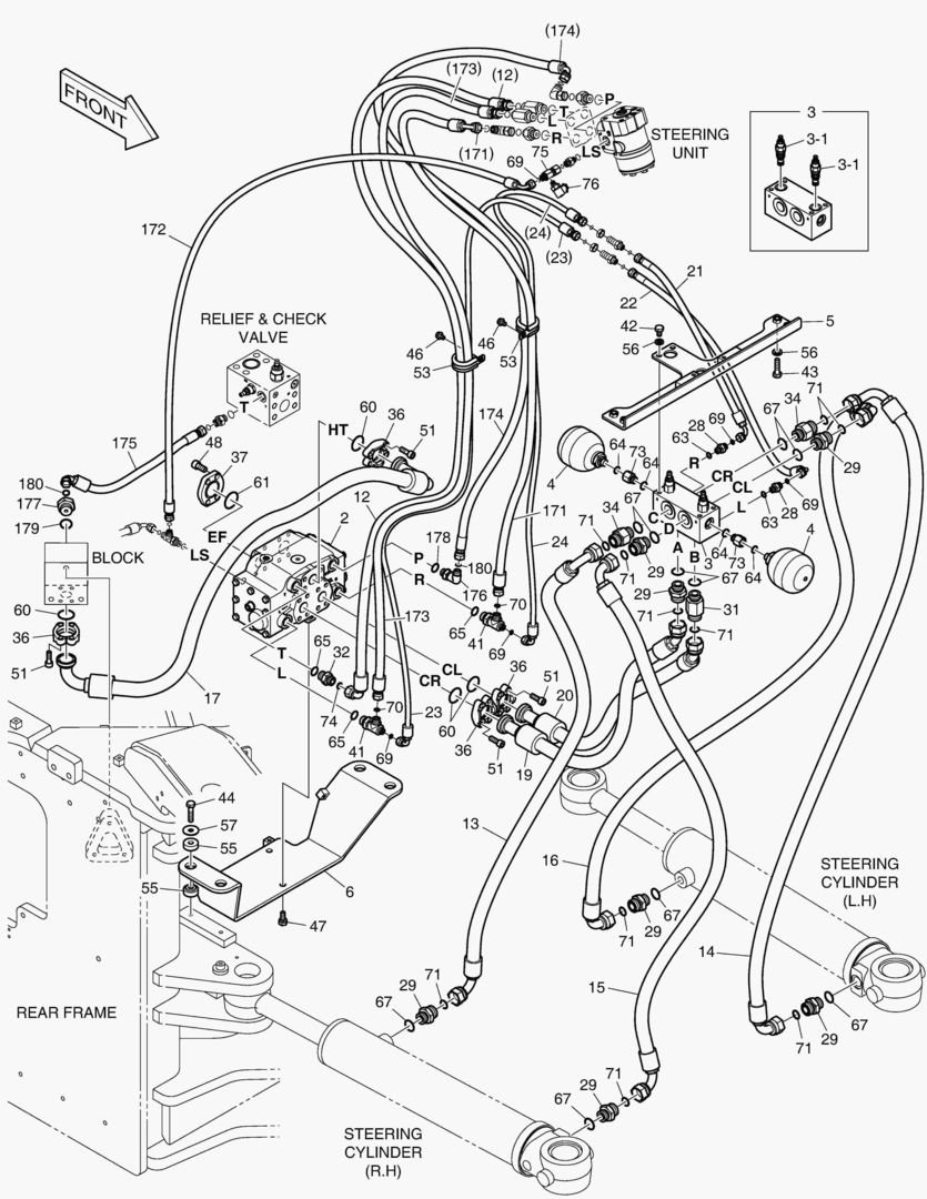ПАТРУБКИ РУЛЕВОГО УПРАВЛЕНИЯ (2)