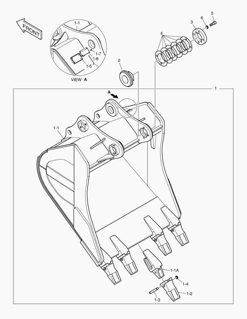 6920 ROCK BUCKET - 1.28mВі(HEAVY DUTY)