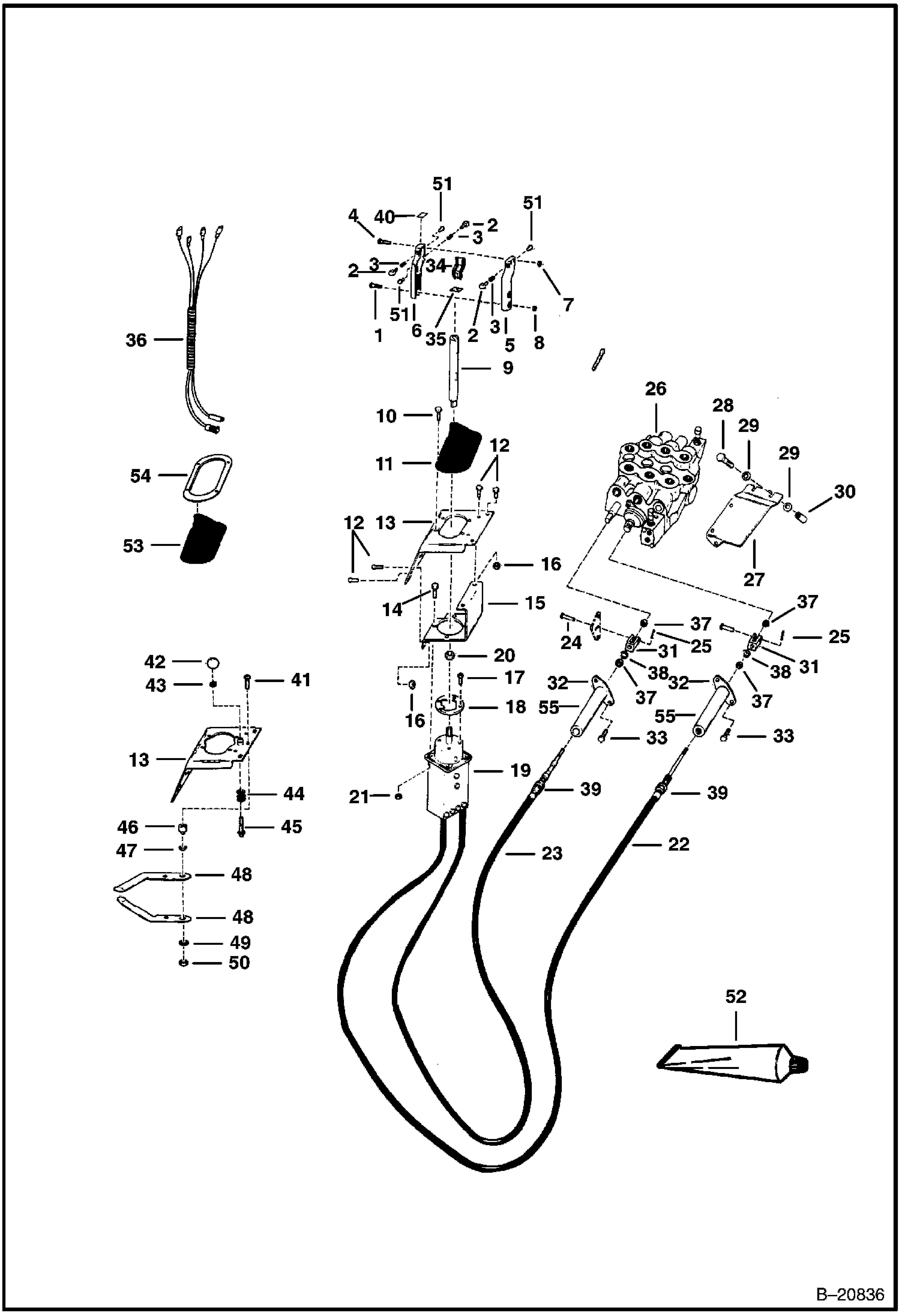 ГИДРАВЛИЧЕСКИЙ ПОДЪЕМ И МЕХАНИЗМ УПРАВЛЕНИЯ КОВШОМ (ДЖОЙСТИК УПРАВЛЕНИЯ)