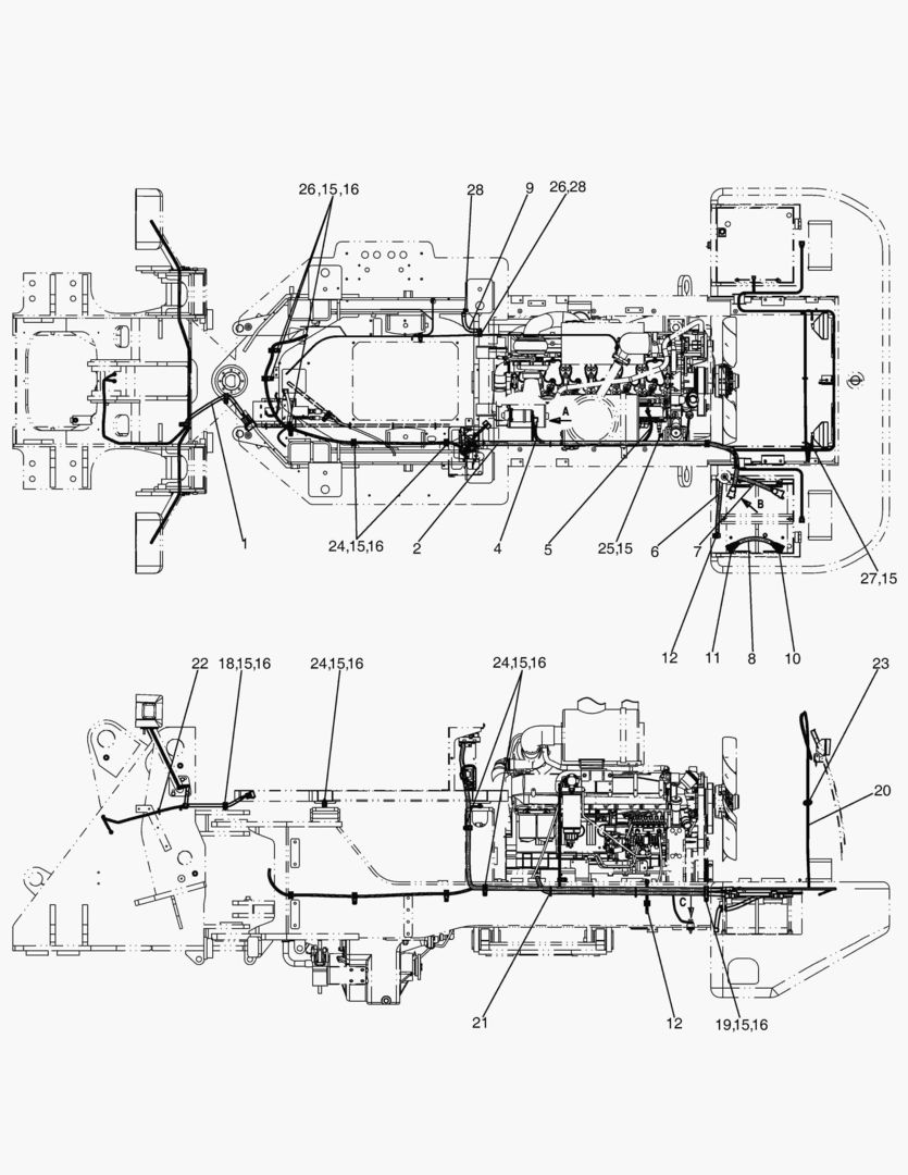 Спецтехника 6490 ELECTRIC-WIRING(MECHANICAL LEVER)