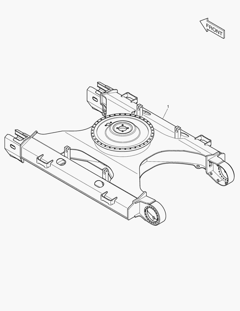РАМА ГУСЕНИЦЫ - УЗКИЙ