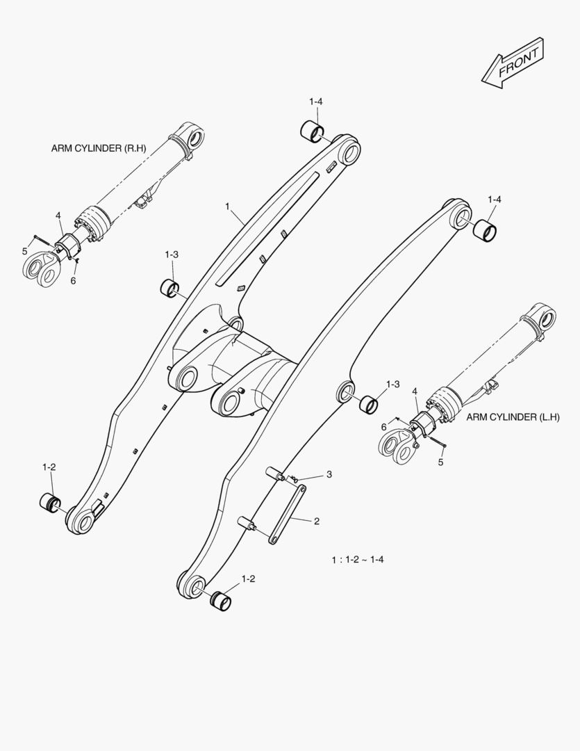 5141 LOADER ARM - LONG BOOM [10161~]