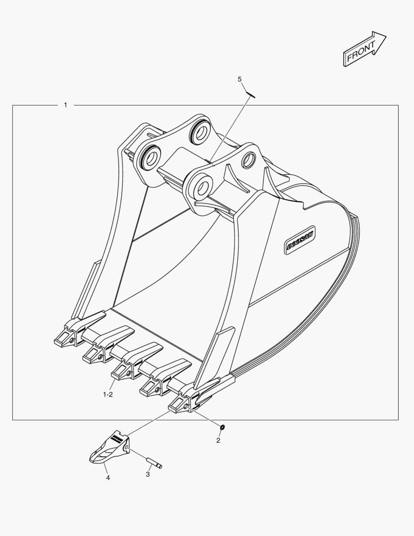 7210 BUCKET ASS`Y - 3.75mВі - S CLASS [5001~5118]
