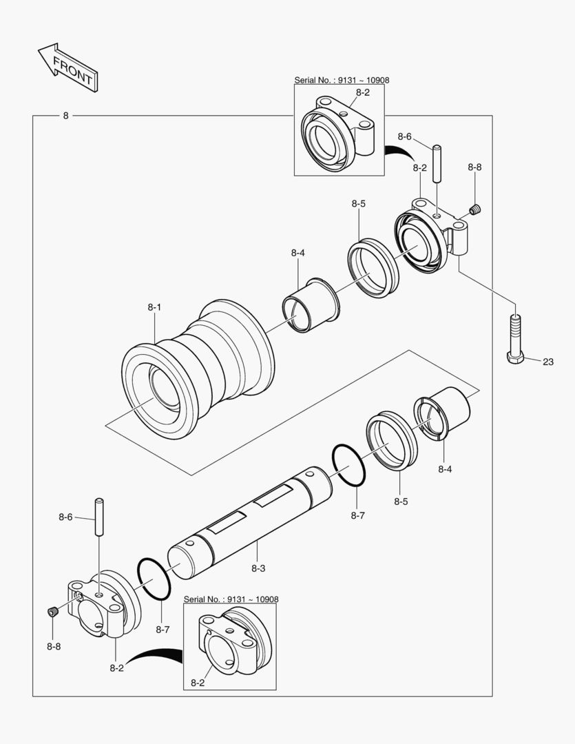 2151 LOWER ROLLER [9131~]