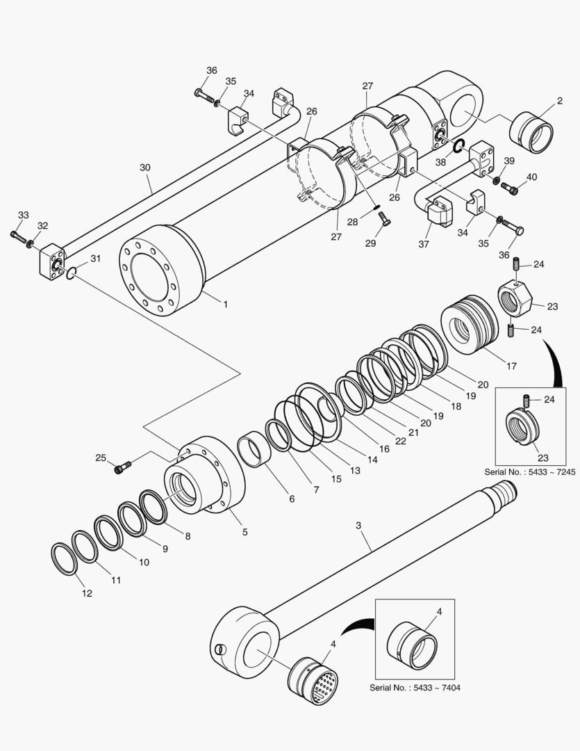Спецтехника 4290 BUCKET CYLINDER - ARM 3.5m [5001~7811] - главное фото