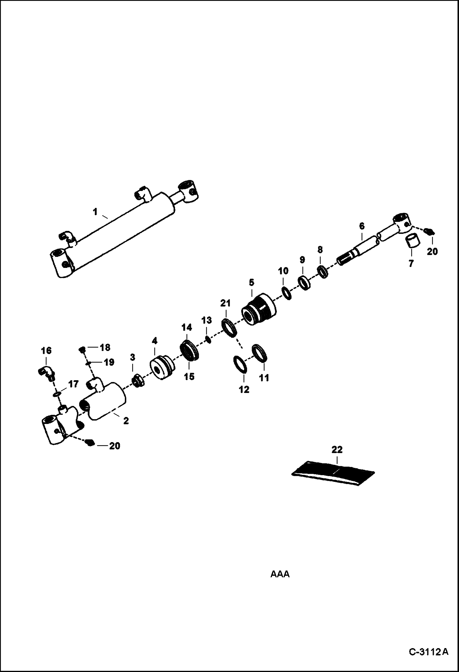 ГРЕЙДЕР (ЦИЛИНДР НАКЛОНА) (802700312 - 00334)