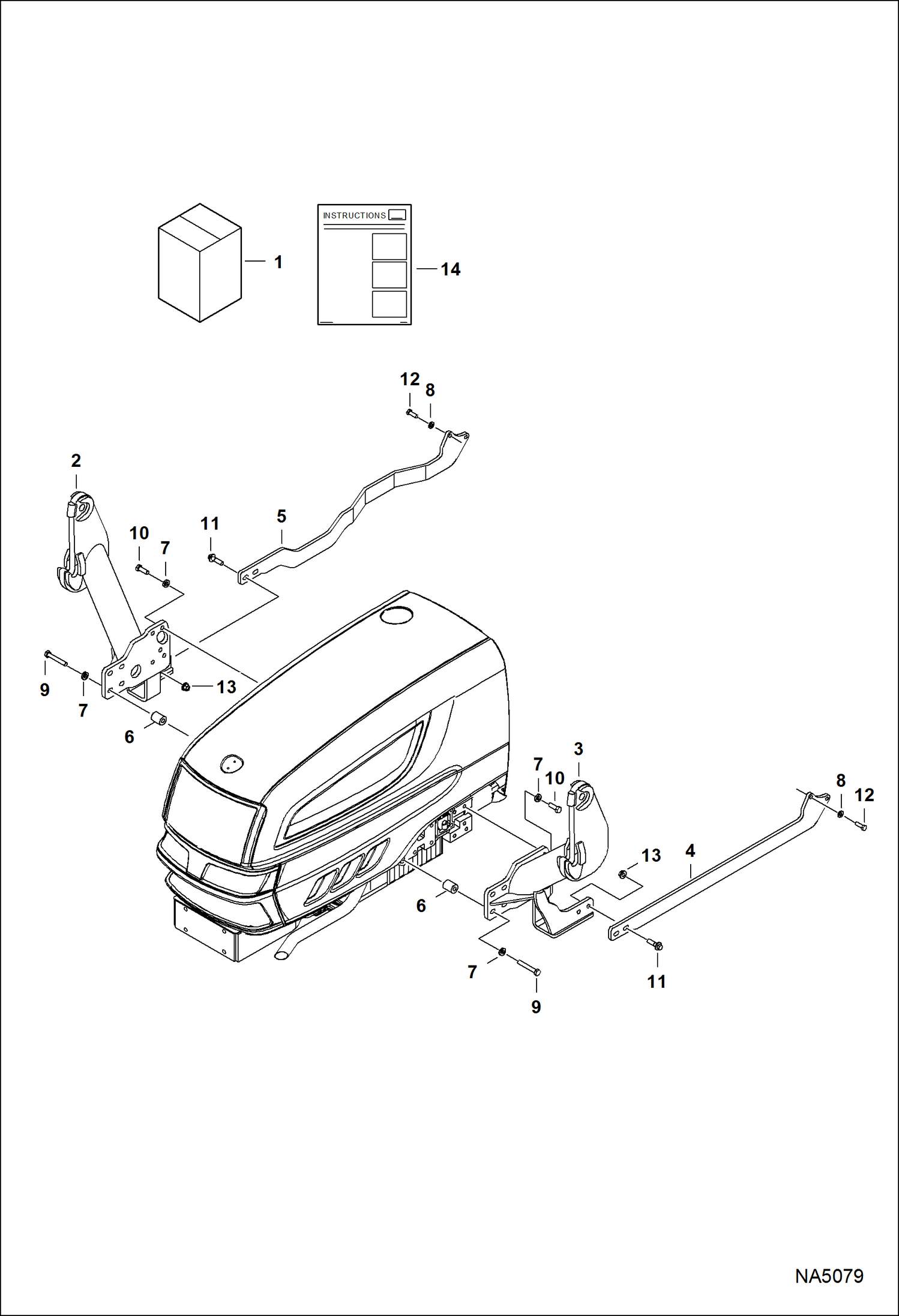 ОДНОКОВШОВЫЙ ПОГРУЗЧИК 8TL (AKPM, AL4E) (МОНТАЖНЫЙ КОМПЛЕКТ)