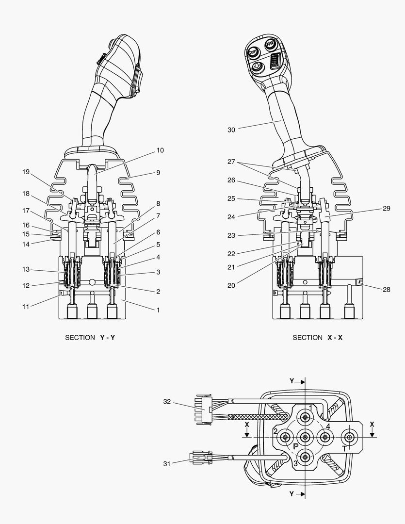 3620 REMOTE CONTROL VALVE - THUMB WHEEL