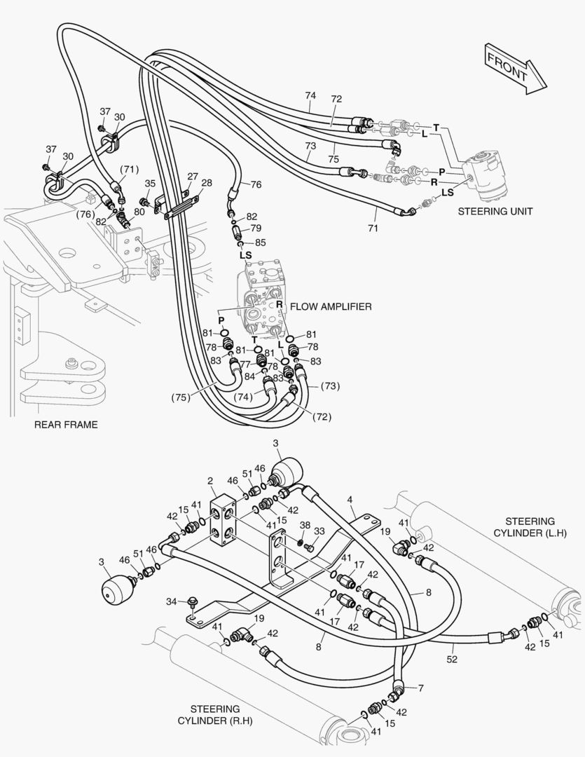 ПАТРУБКИ РУЛЕВОГО УПРАВЛЕНИЯ (2)