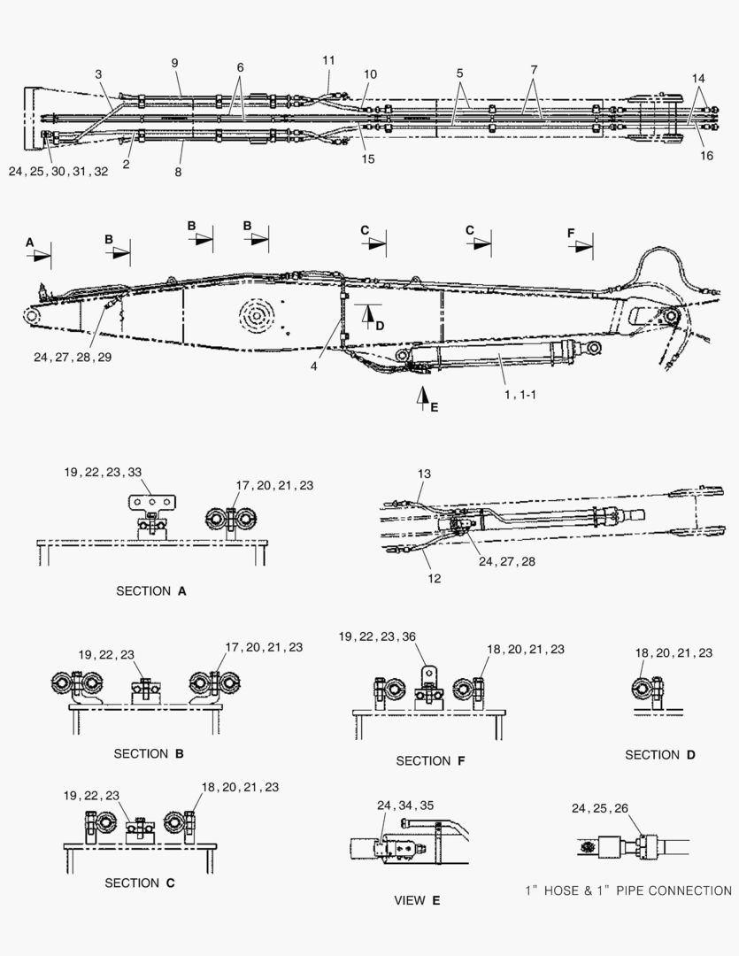 ГИДРОСИСТЕМА СТРЕЛЫ