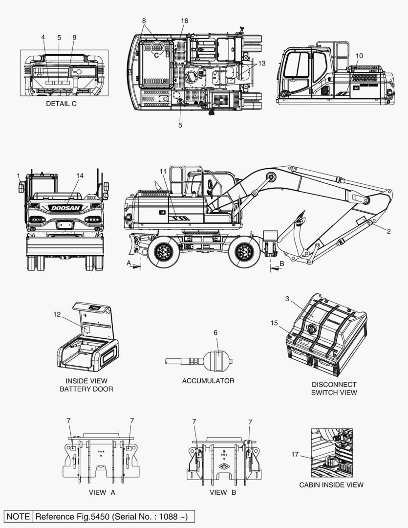 5170 NAME PLATE - EUROPE [1001~1087]