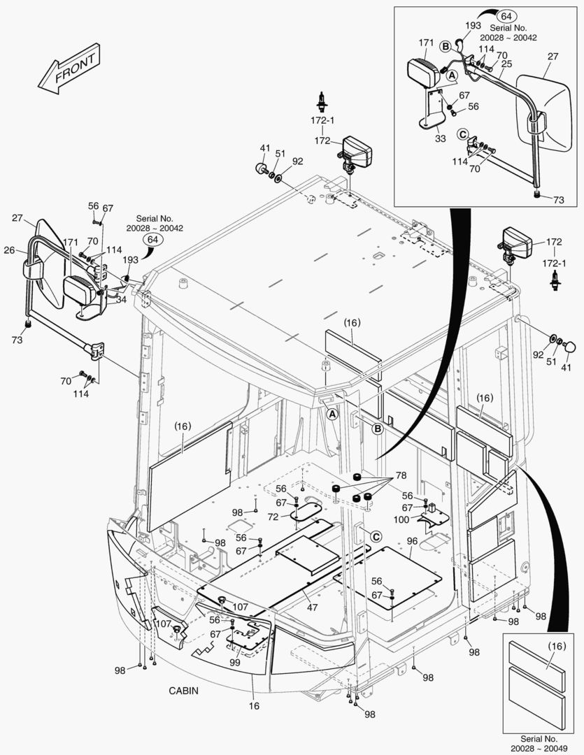 1430 CABIN(2) - BODY
