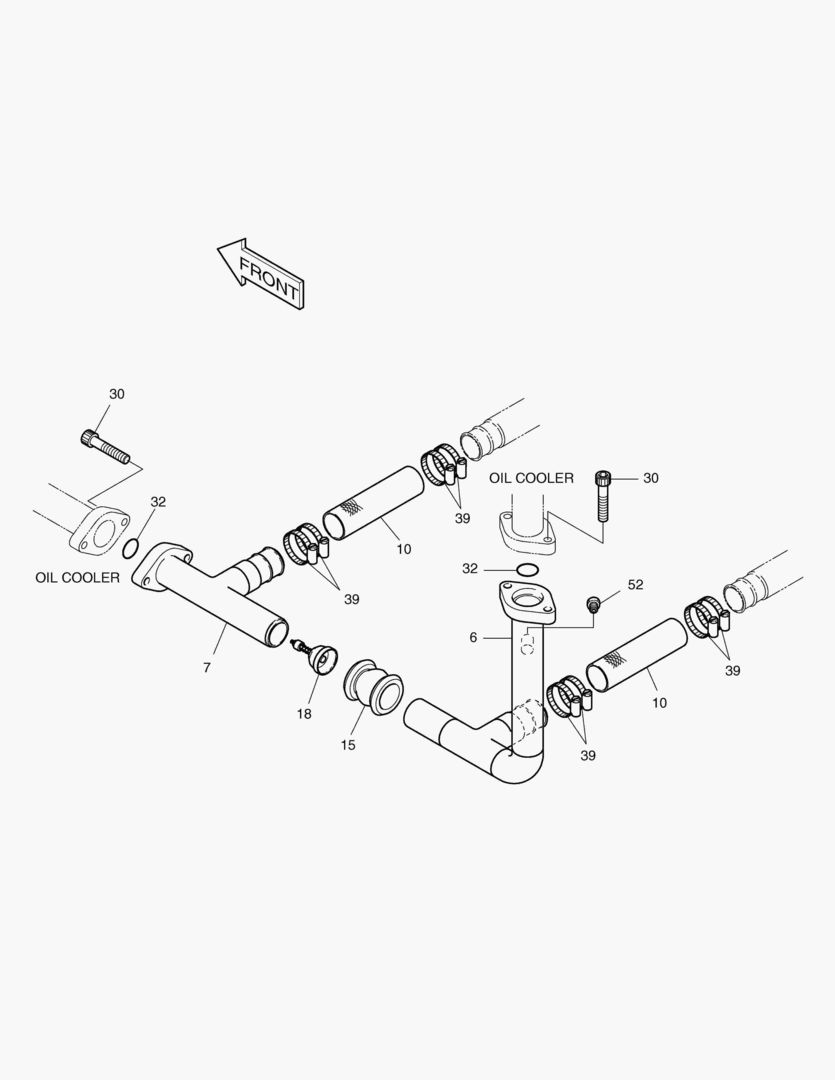 ТУБОПРОВОД МАСЛЯНОГО РАДИАТОРА(3)