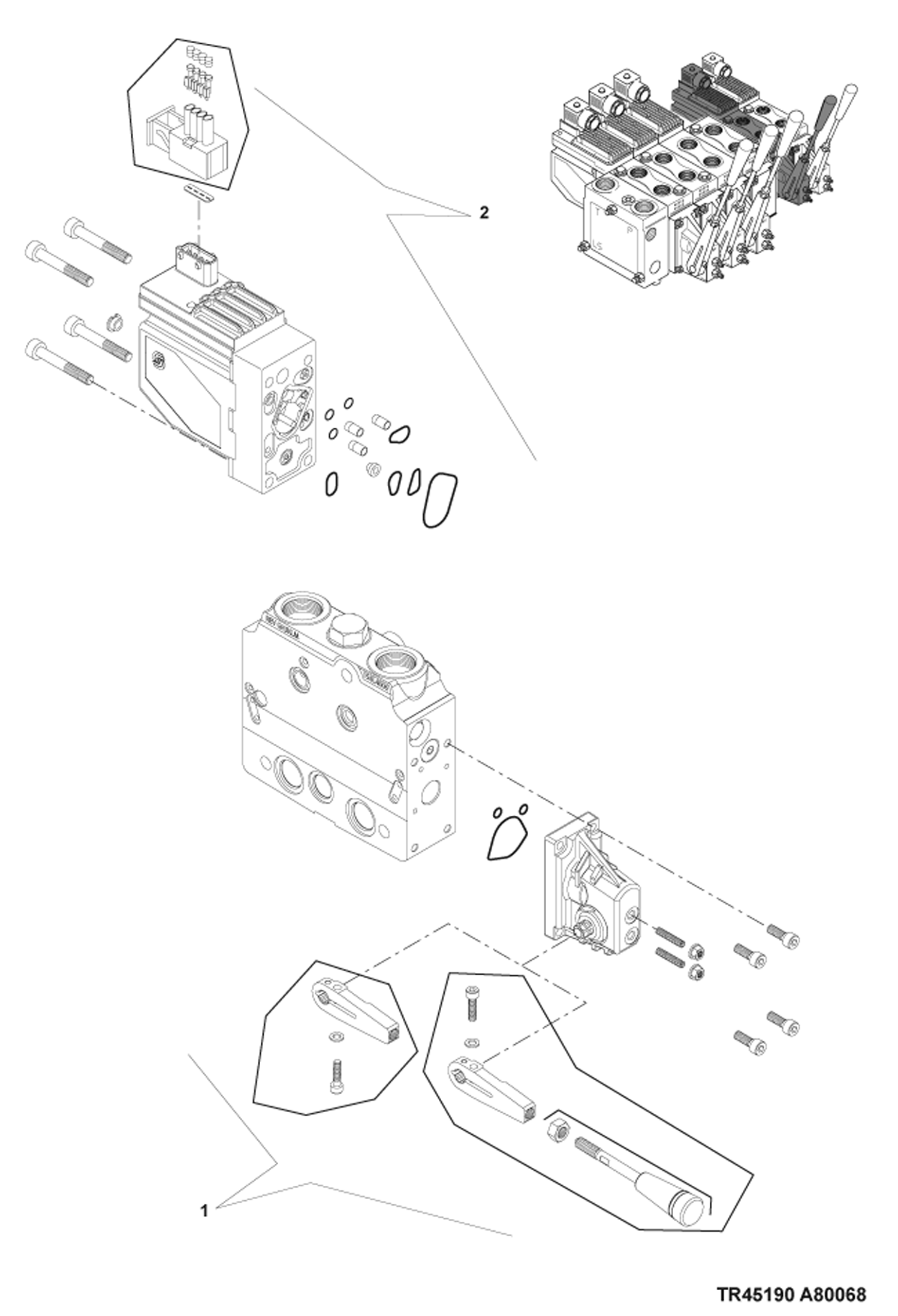СЕКЦИЯ РАСПРЕДЕЛИТЕЛЯ (НАКЛОН) (СЕРИЙНЫЙ НОМЕР И ВЫШЕ)