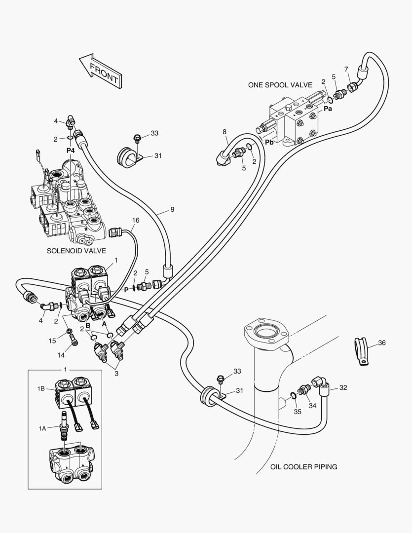ТРУБОПРОВОД СЕРВОУПРАВЛЕНИЯ(1) - ВРАЩАЮЩИЙСЯ