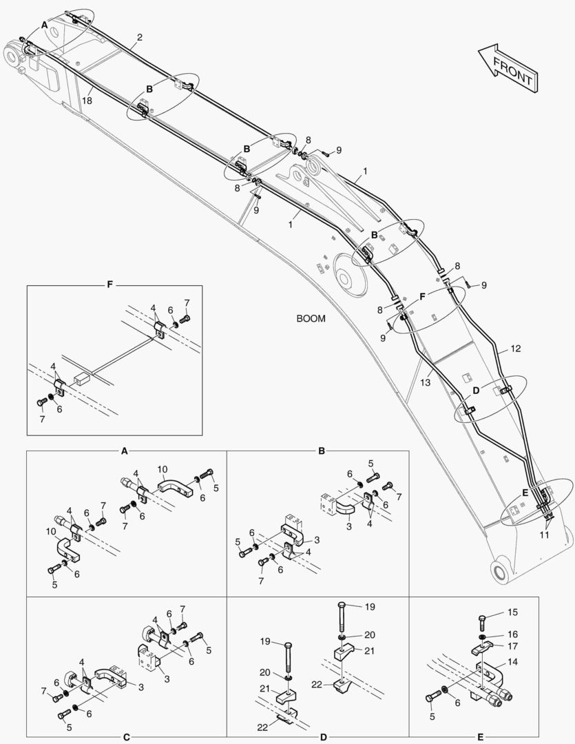 ГИДРОСИСТЕМА СТРЕЛЫ-ВРАЩЕНИЕ