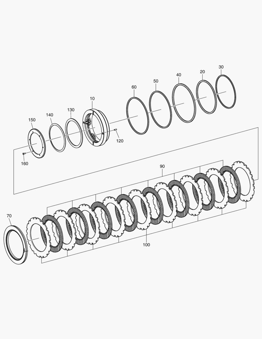 Схема 3341 BRAKE - FRONT AXLE [10140~]