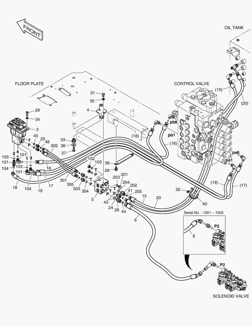 ТРУБОПРОВОД СЕРВОУПРАВЛЕНИЯ(8)