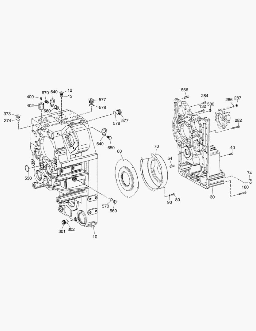 КОРПУС КОРОБКИ ПЕРЕДАЧ