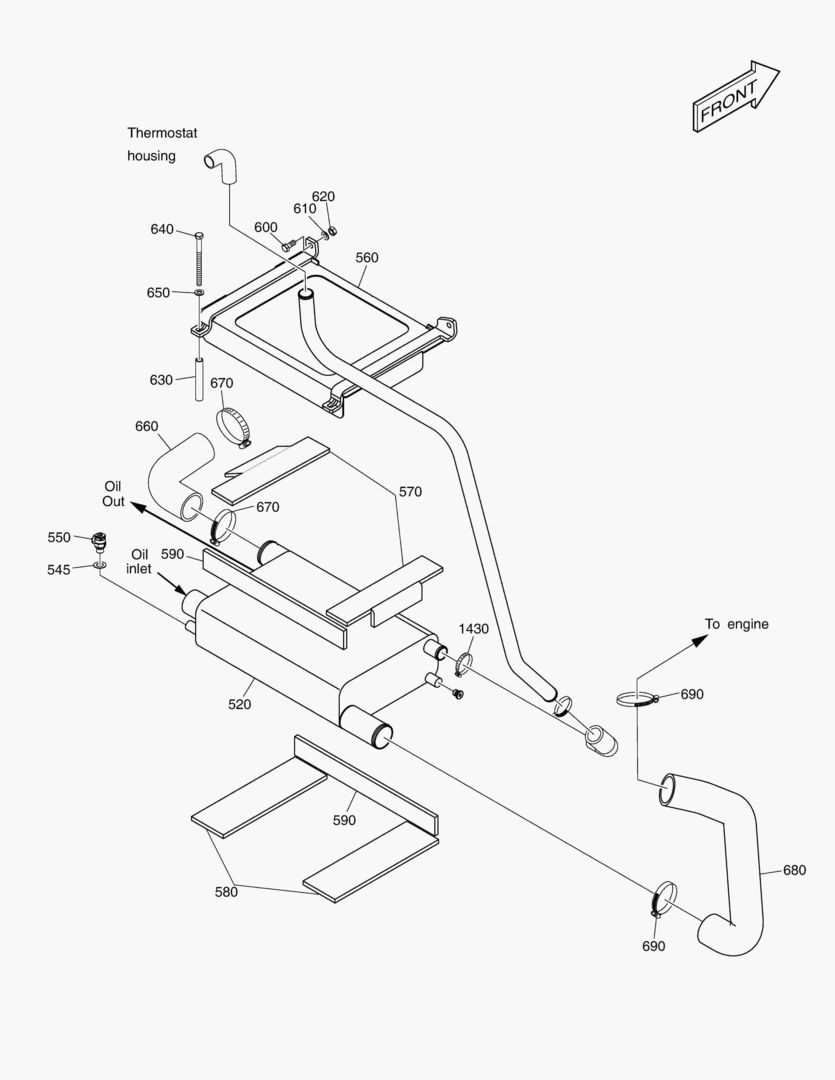 G040-8 TRANSMISSION COOLER