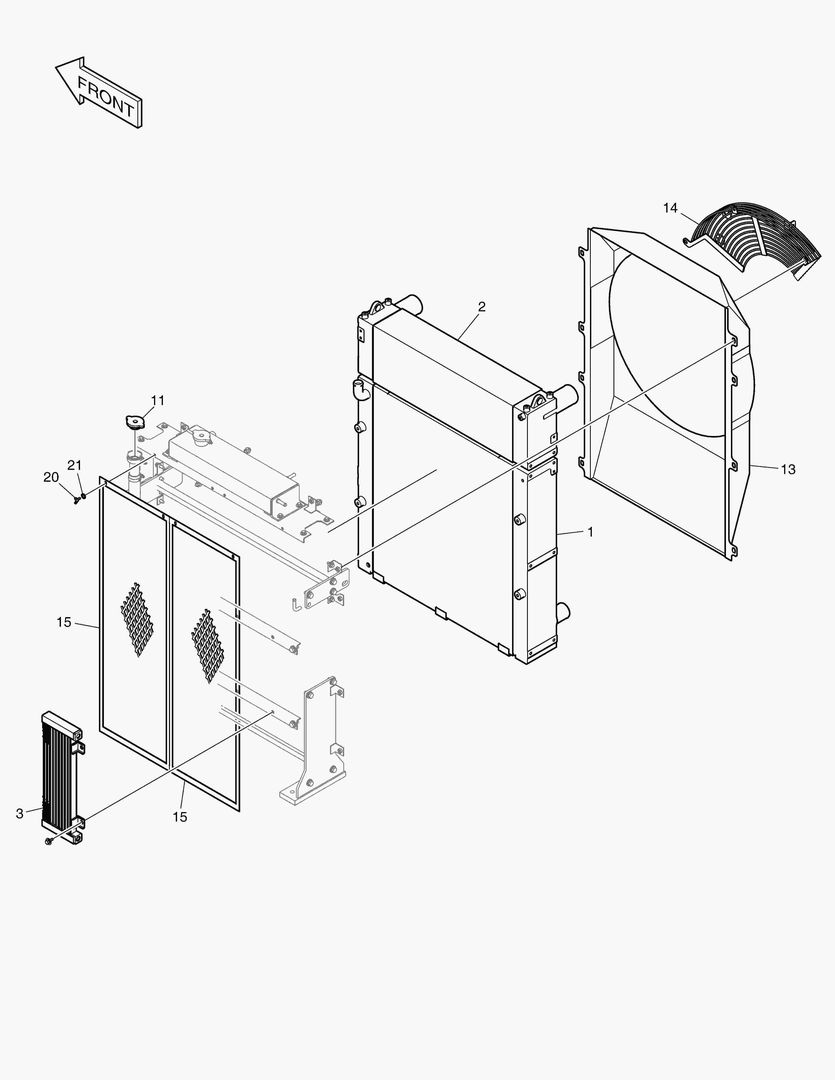 Схема 1180 RADIATOR