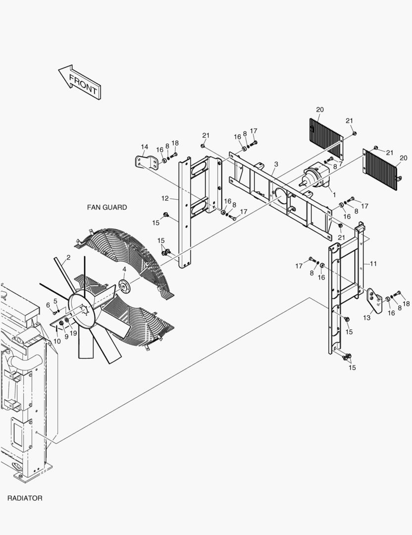МОНТАЖ ВЕНТИЛЯТОРА ДВИГАТЕЛЯ