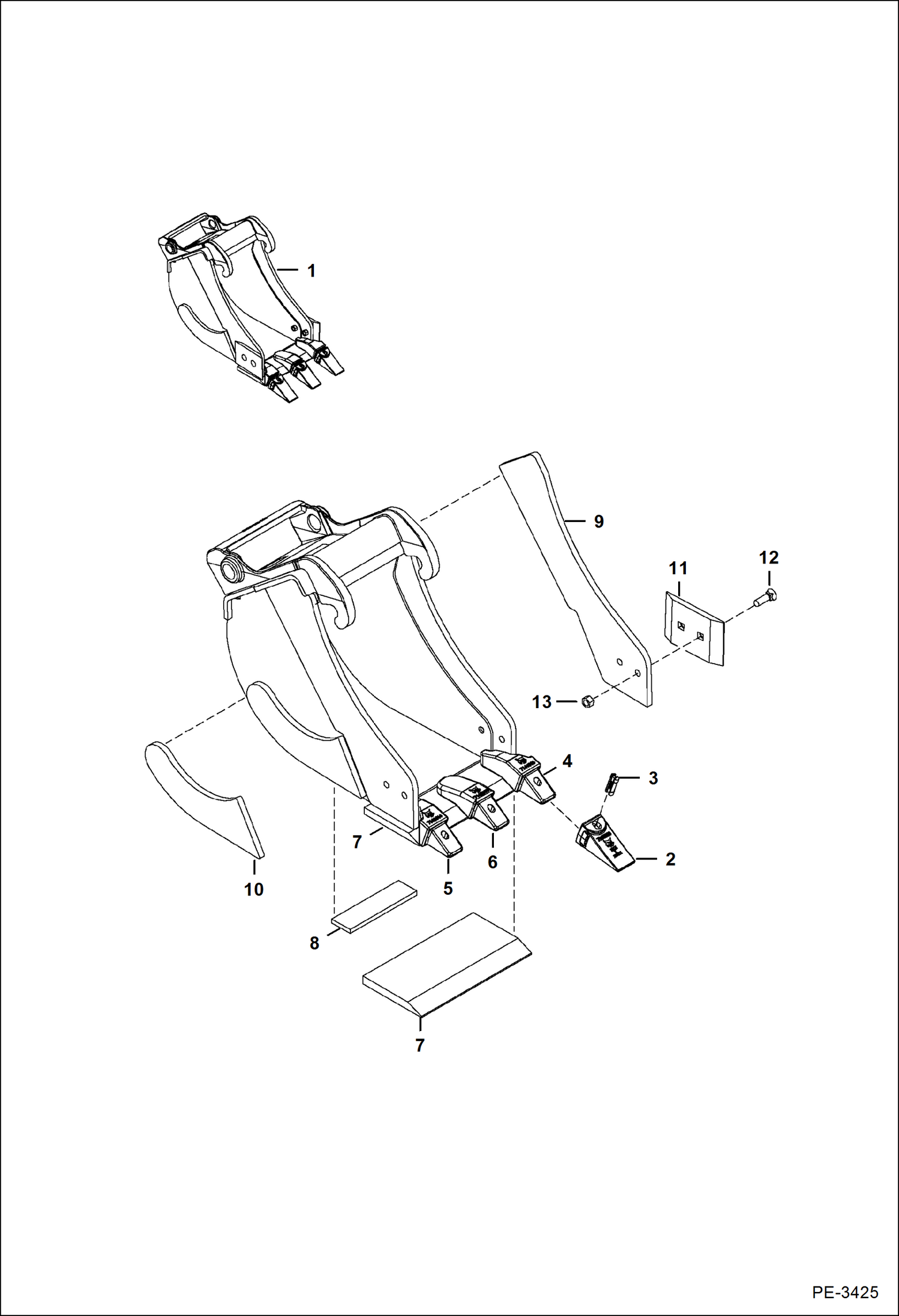 КОВШ (CL3) (СМЕННЫЙ) (12--) (16--) (18--)