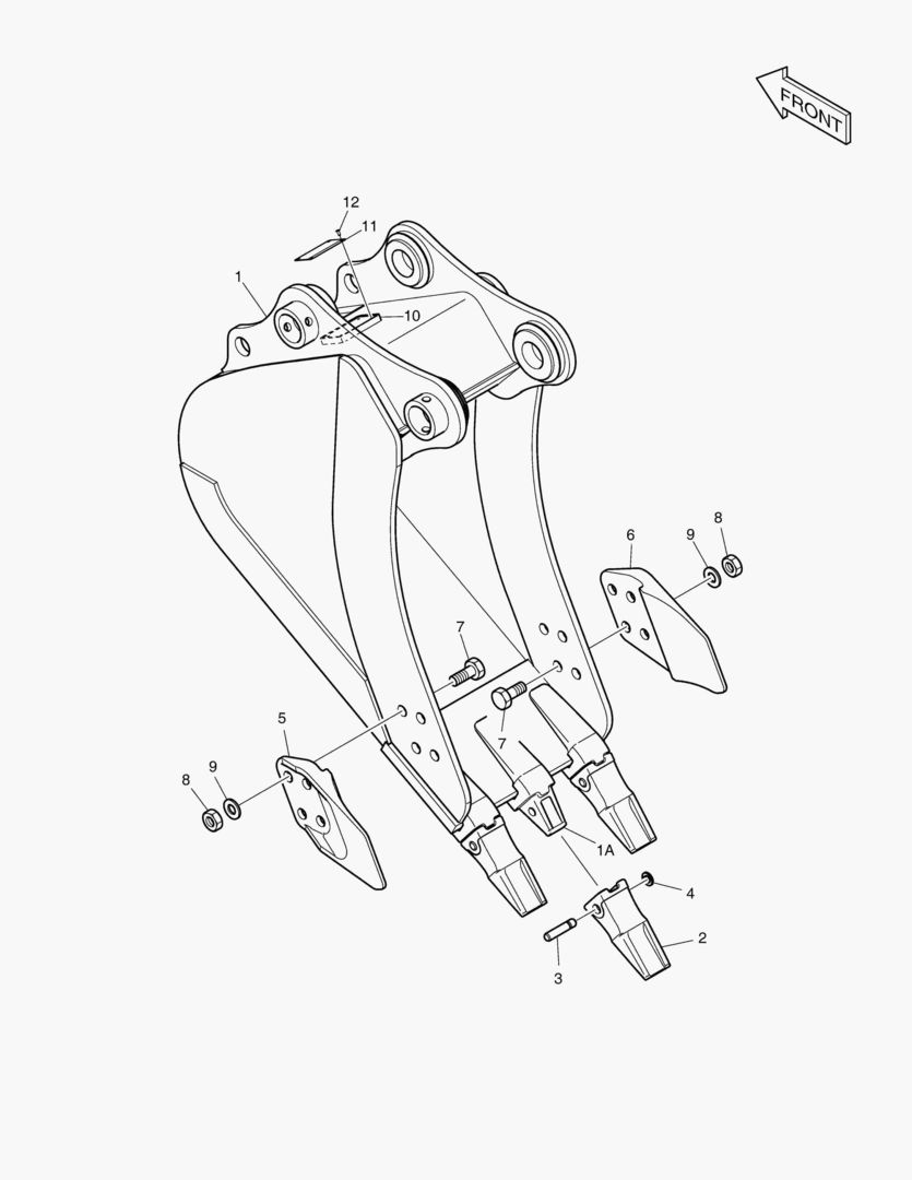 Схема 6820 BUCKET - 0.24гЋҐ(460mm)