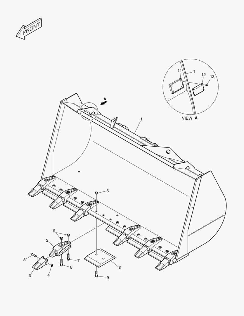 5200 BUCKET-3.2гЋҐ - TOOTH & CUTTING EDGE