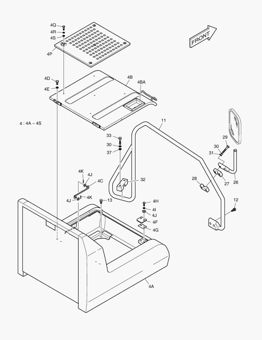 КРЫШКА АККУМУЛЯТОРА
