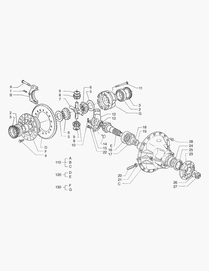 ПЕРЕДНИИ ШЕСТЕРНИ ДИФФЕРЕНЦИАЛА