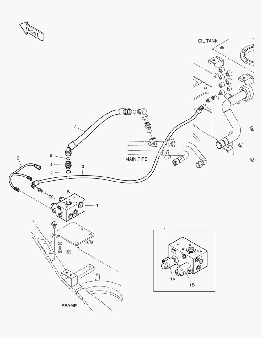 Схема ГЛАВНАЯ МАГИСТРАЛЬ - СТРЕЛА ПЛАВАЮЩЕГО ТИПА(ЗАМОК)