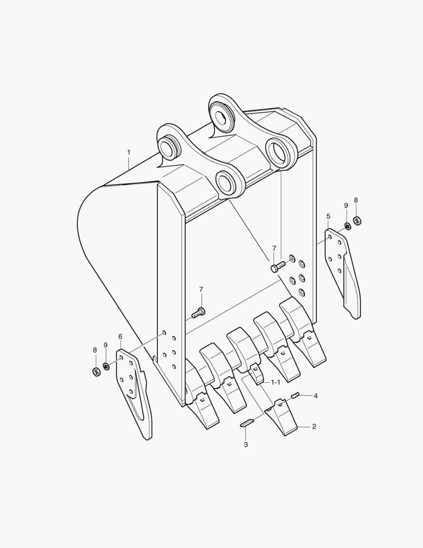 5150 BUCKET-0.45MВіESCO TYPE