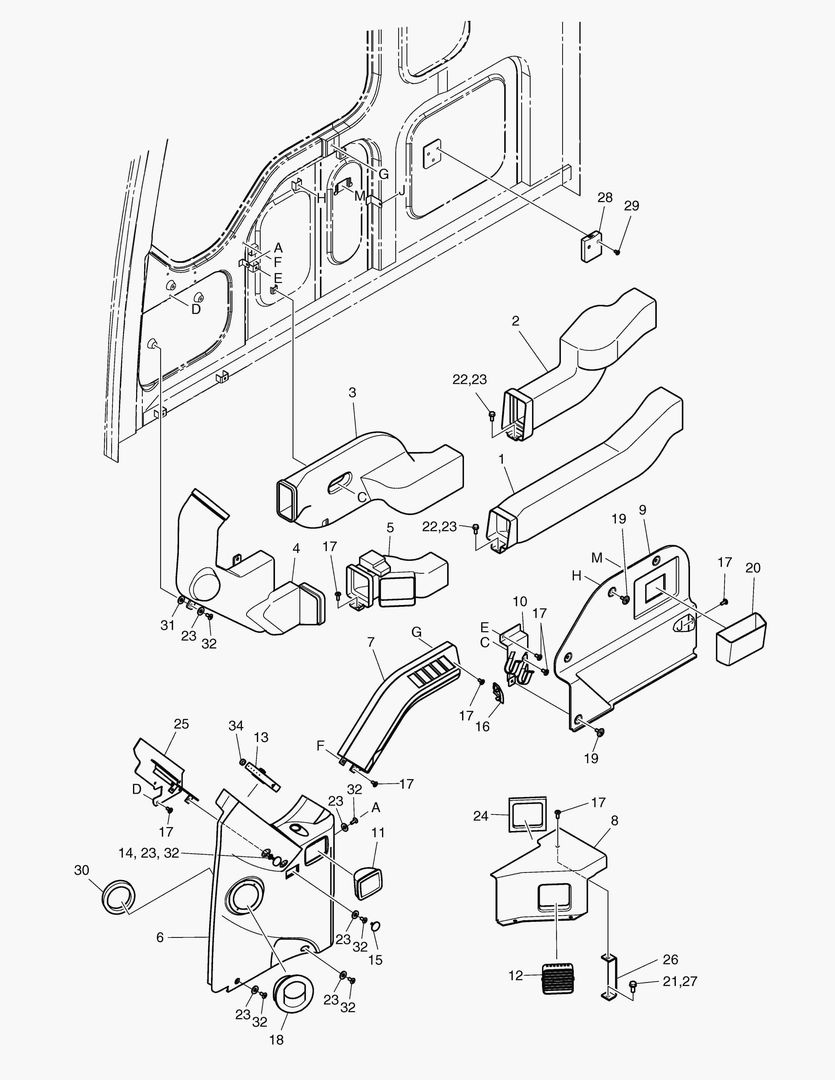 КРЫШКА ТРУБОПРОВОДА В СБОРЕ