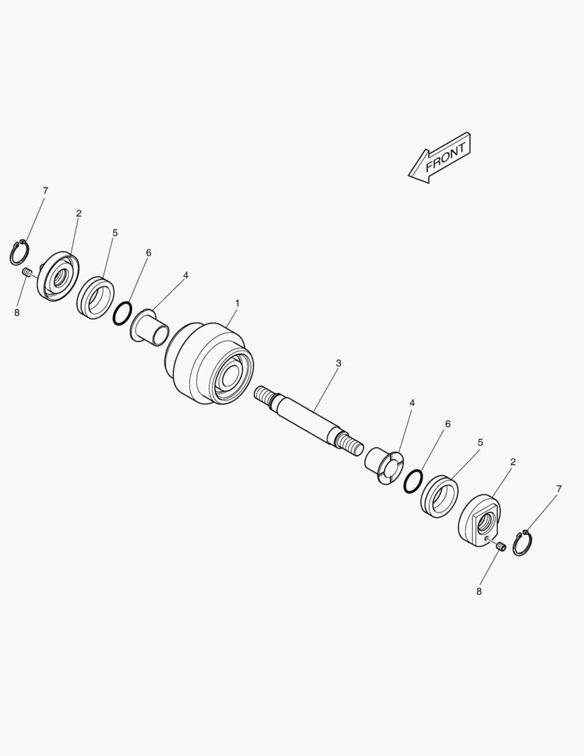 2160 LOWER ROLLER [50001~50310]
