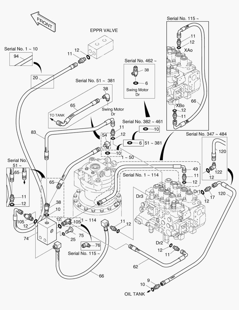 ТРУБОПРОВОД СЕРВОУПРАВЛЕНИЯ(8)