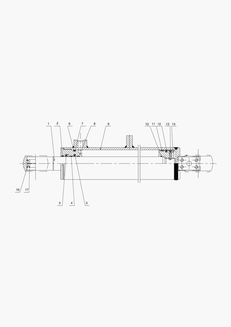 3390 STEERING CYLINDER(R.H&TY)