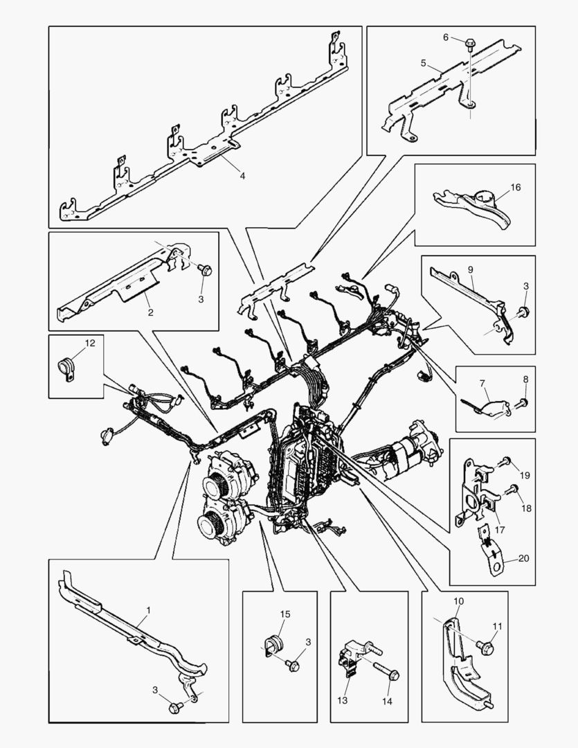 G011-112 CABLE ROUTEING