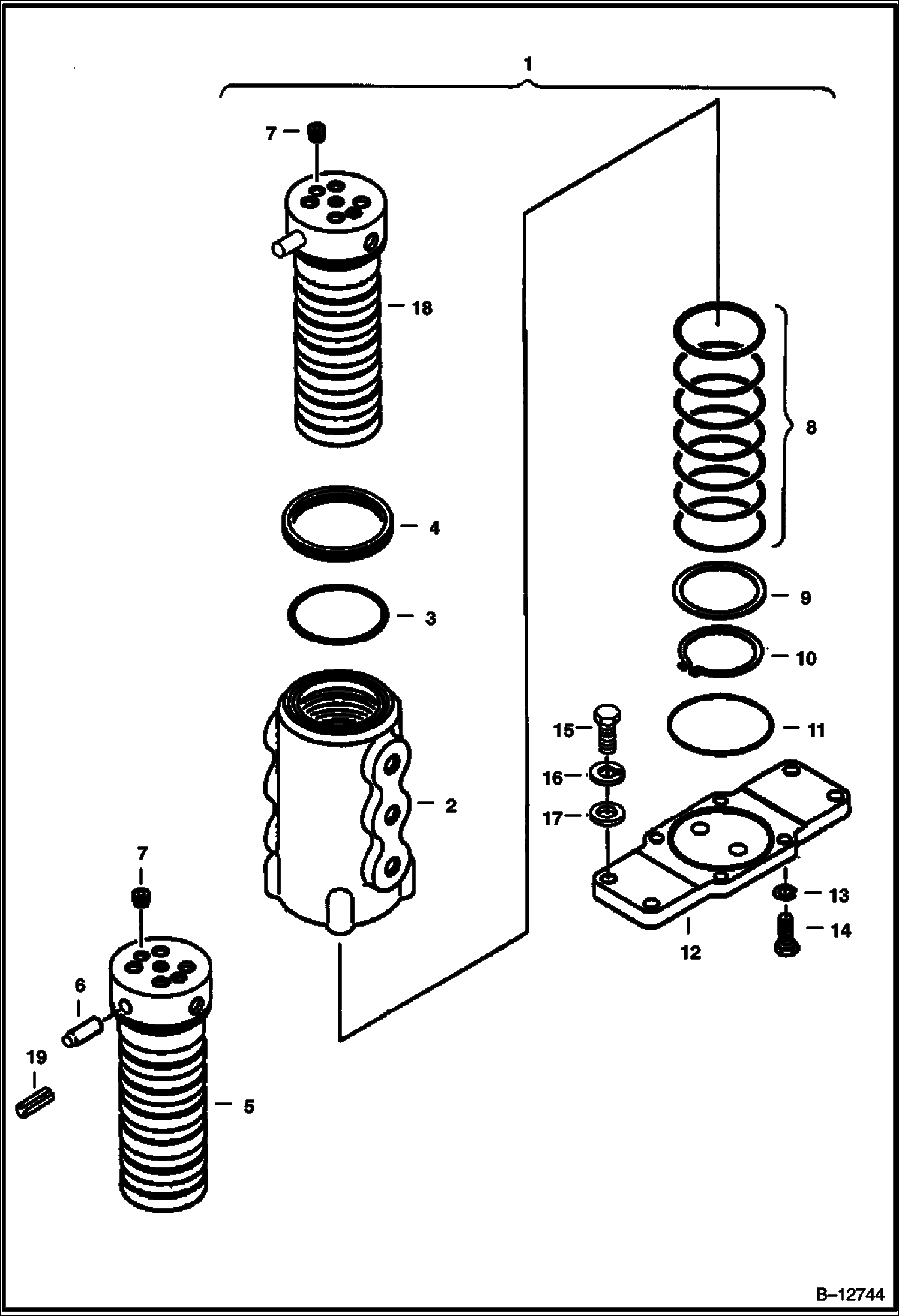 Схема ПОВОРОТНОЕ СОЕДИНЕНИЕ (СО СТОПОРОМ ШАРНИРНОГО ПАЛЬЦА)