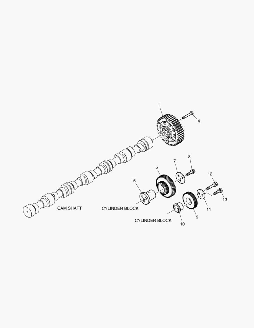 ПРИВОД РАСПРЕДЕЛИТЕЛЬНОГО ВАЛА