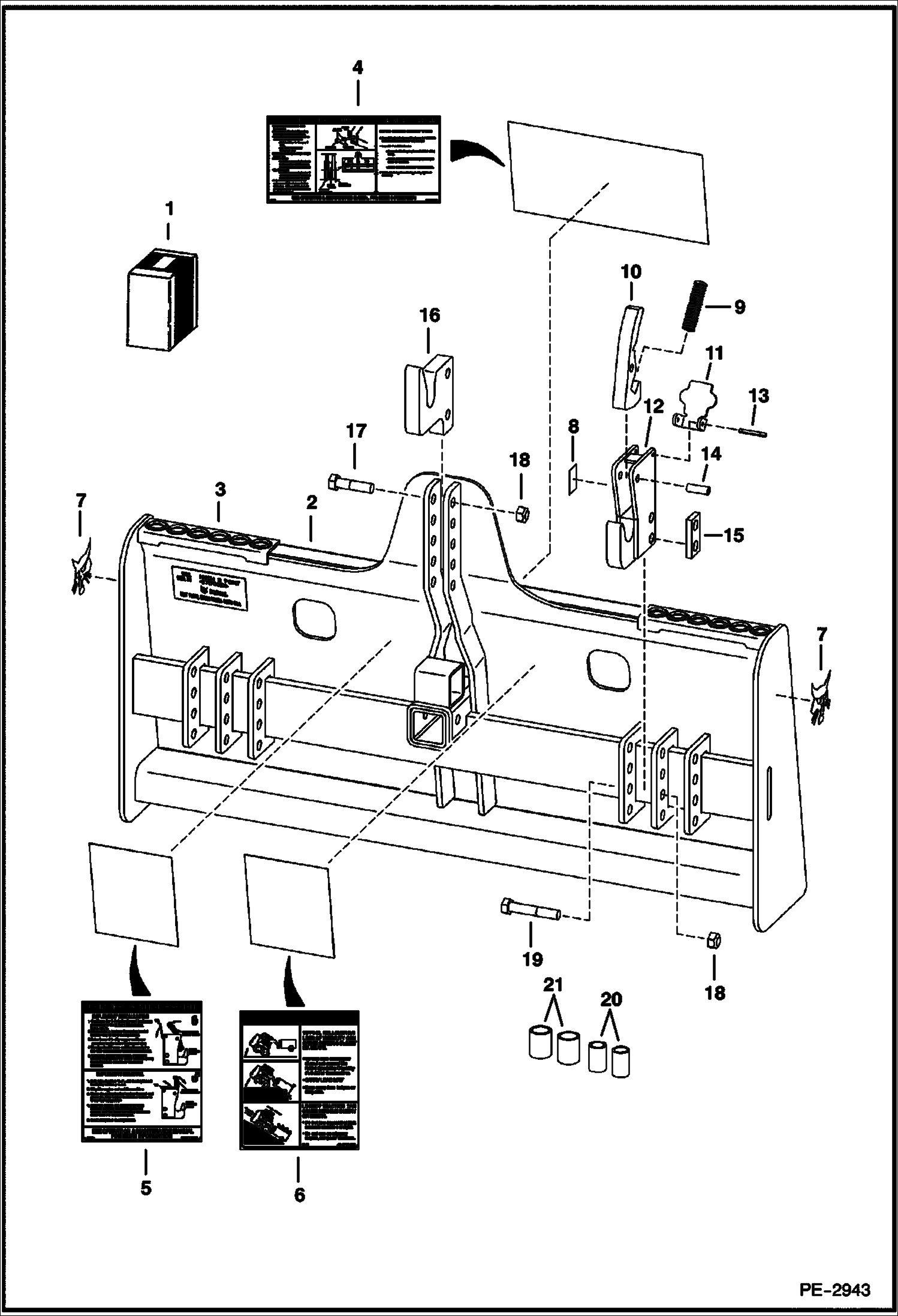 3 ТОЧКИ КРЕПЛЕНИЯ СЦЕПНОГО УСТРОЙСТВА (ПЕРЕХОДНИК) (КАТЕГОРИЯ I И II)