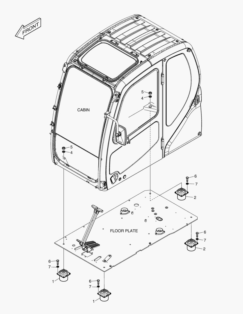 УСТАНОВКА КАБИНЫ