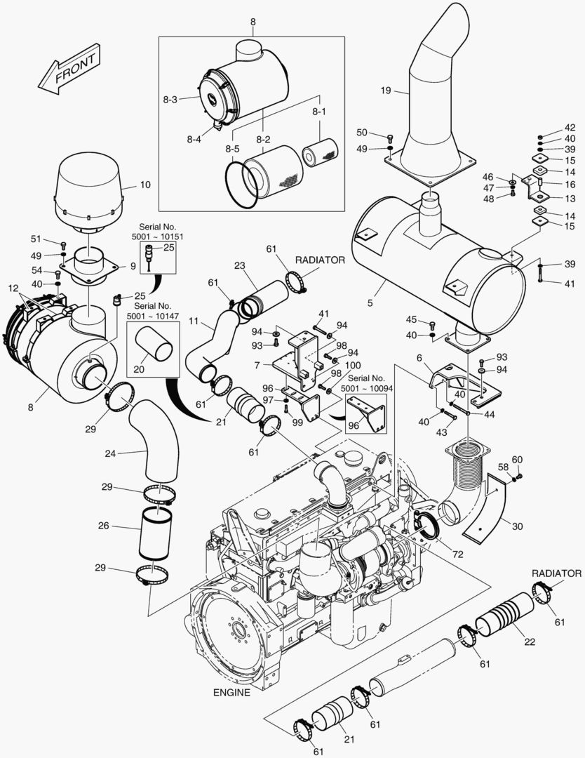1140 AIR CLEANER & MUFFLER