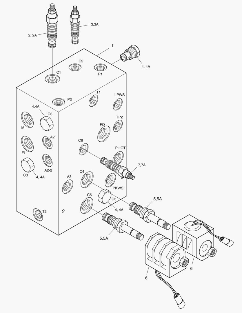 3530 BRAKE & PILOT SUPPLY VALVE