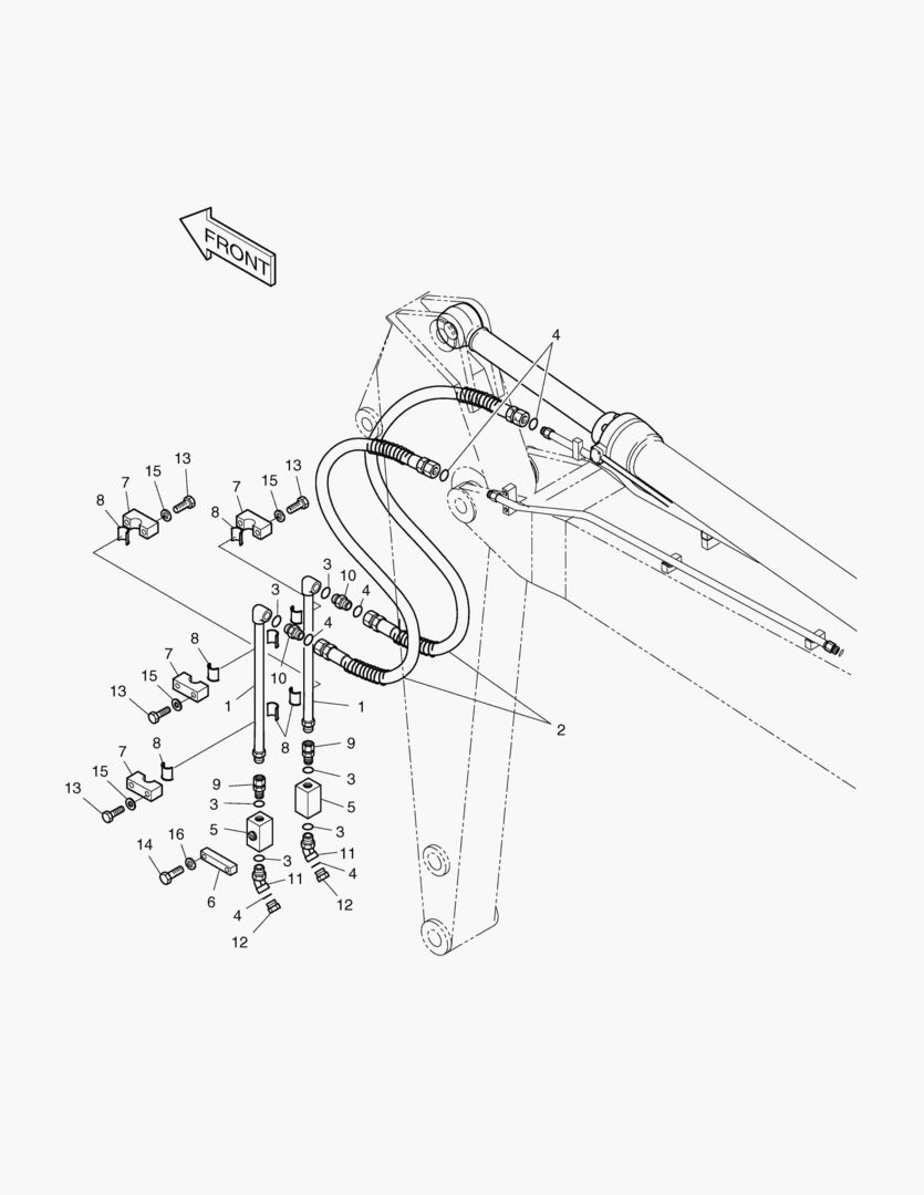 Спецтехника 6621 ARM PIPING-ARM 3.0m(ONE & TWO WAY) [1031~] - главное фото