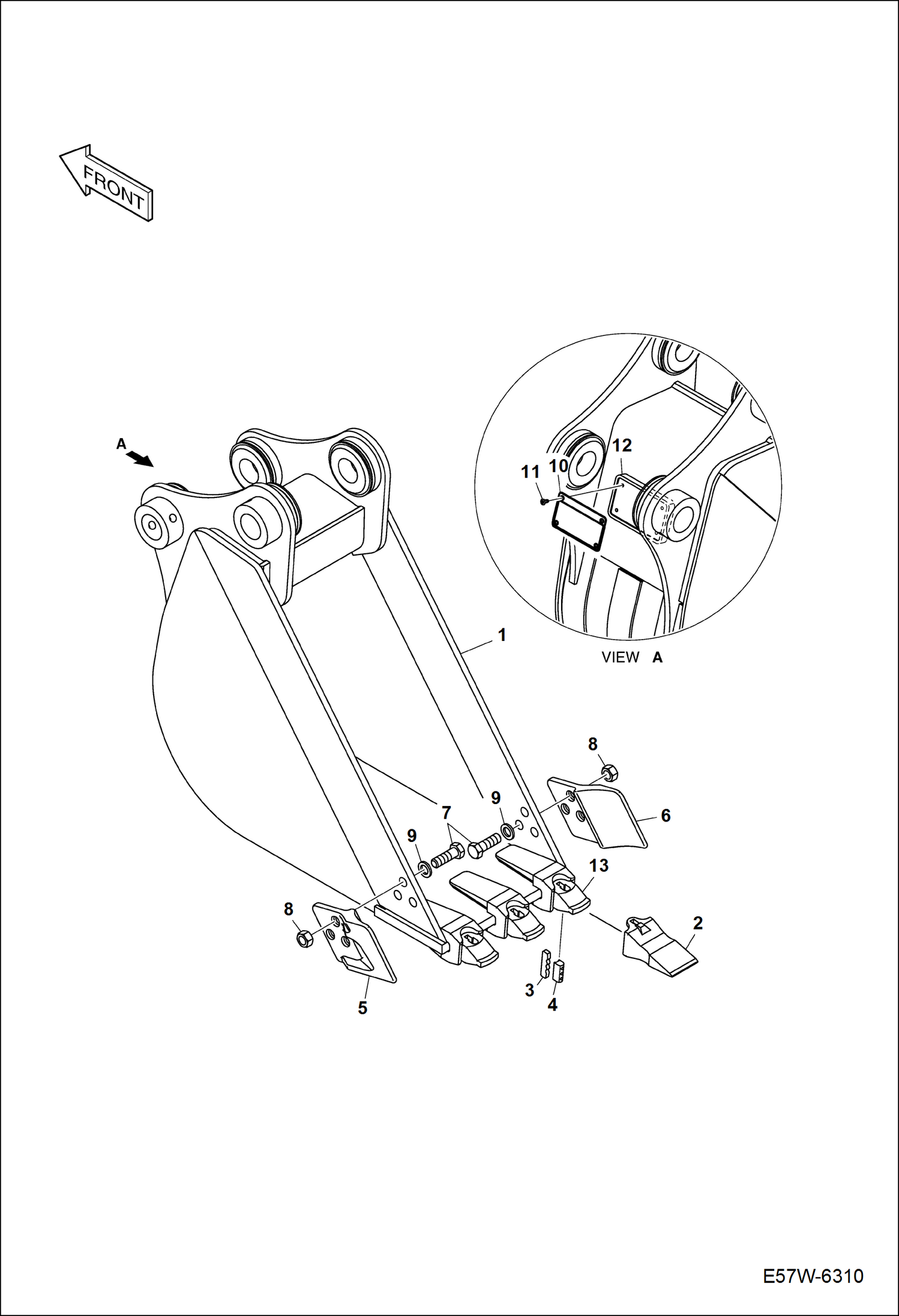 КОВШ (0,07 М КУБИЧЕСКИЕ)