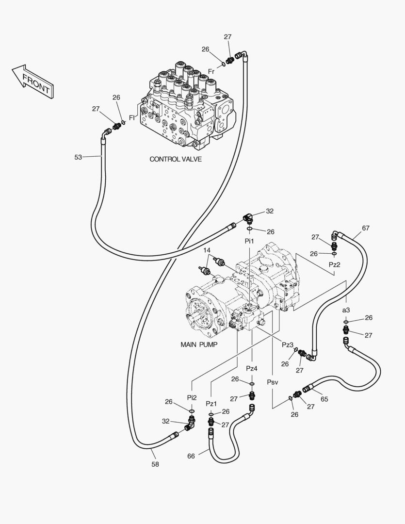 ТРУБОПРОВОД СЕРВОУПРАВЛЕНИЯ(8)
