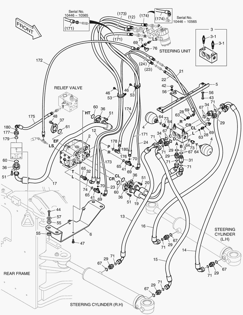 ПАТРУБКИ РУЛЕВОГО УПРАВЛЕНИЯ (2)